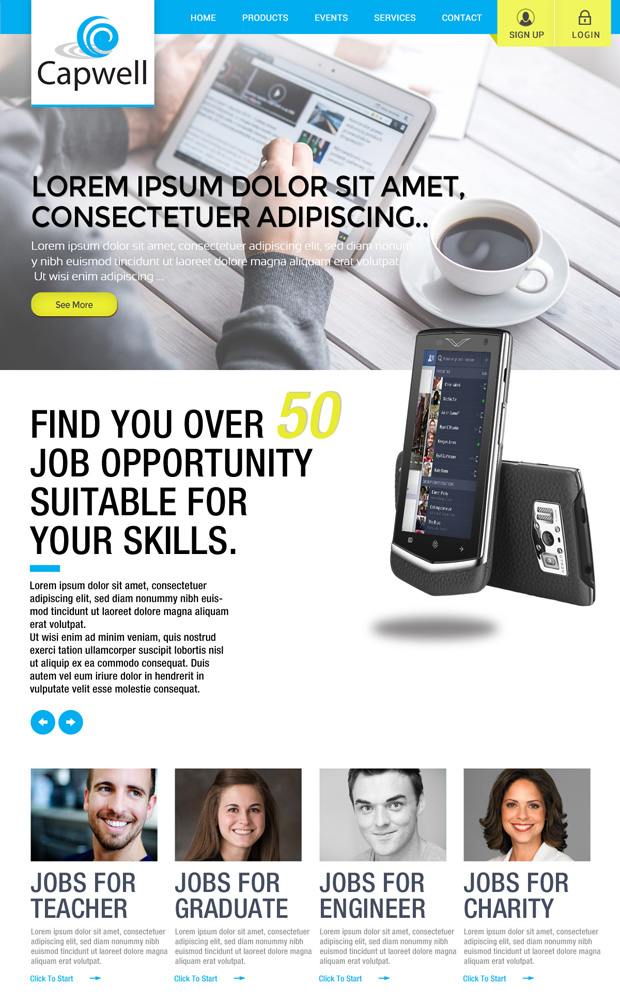 Web Design by Deli for this project | Design #7977207