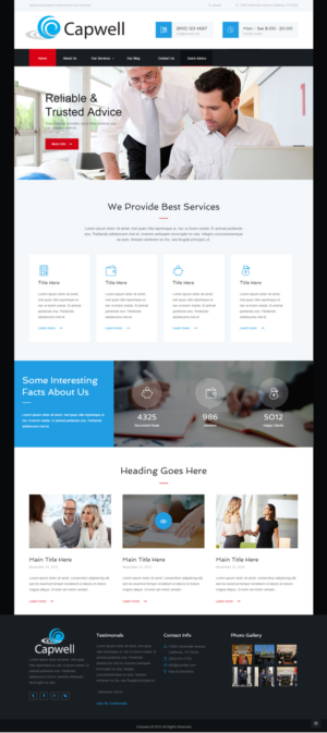 Web Design by Designing Fever for this project | Design #7928137
