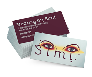 Business Card Design by Transfuchsian for Beauty by Simi | Design: #2144860