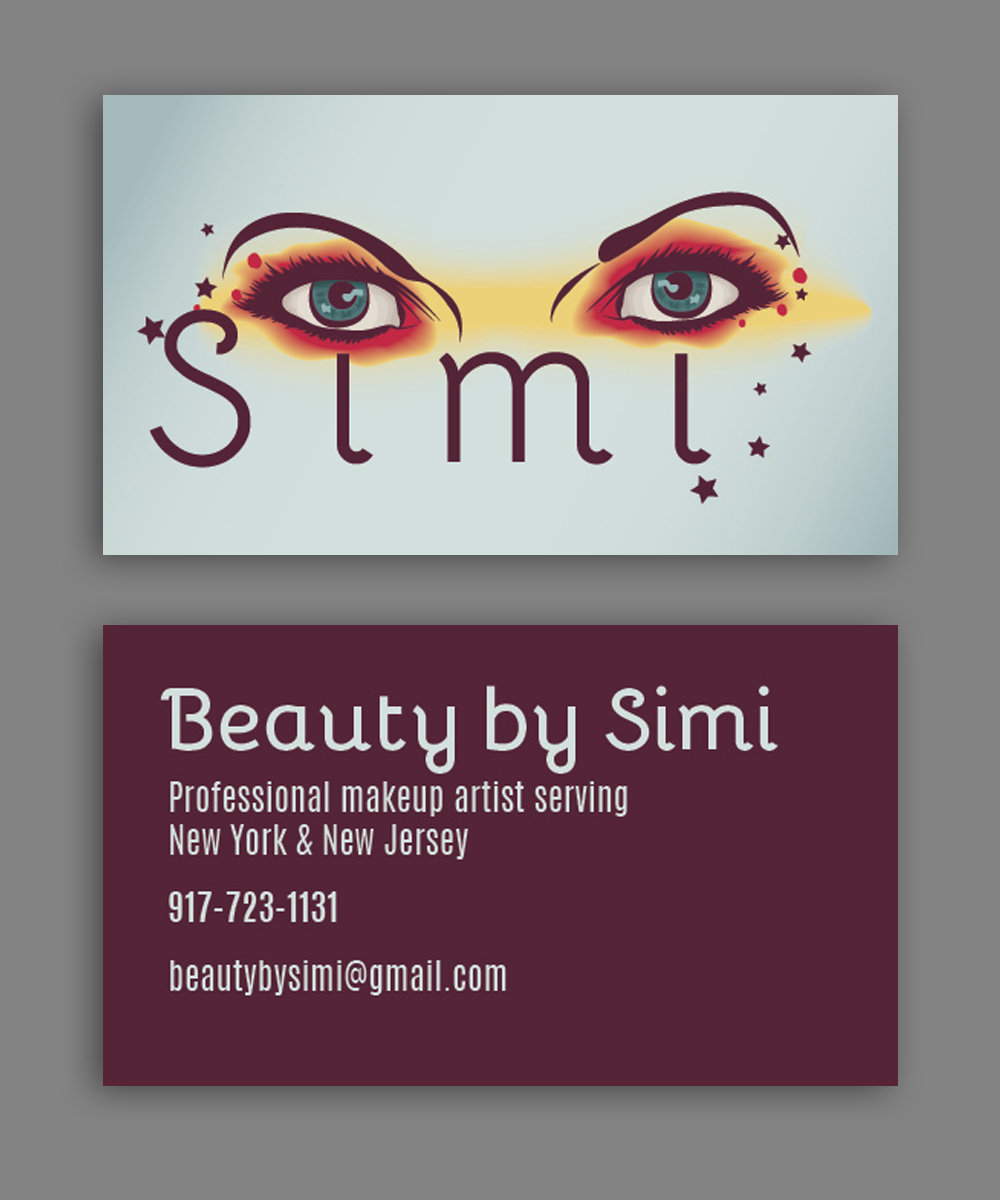 Business Card Design by Transfuchsian for Beauty by Simi | Design #2144862