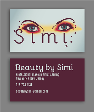 Business Card Design by Transfuchsian for Beauty by Simi | Design: #2144862