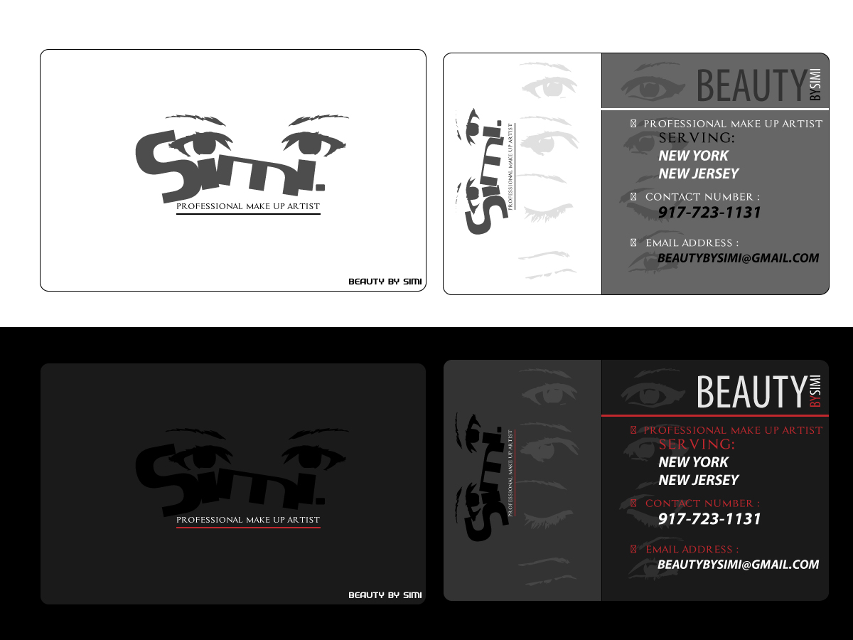 Business Card Design by ARTMD for Beauty by Simi | Design #2165897