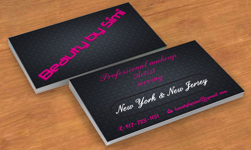Business Card Design by Sbss for Beauty by Simi | Design #2149037