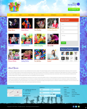 Web Design by pb for Muse Website Design | Design: #7920843