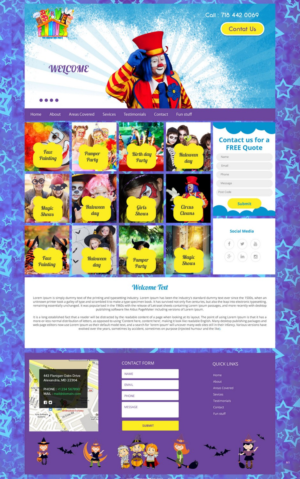 Web Design by pb for Muse Website Design | Design: #7929321