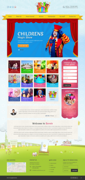 Web Design by pb for Muse Website Design | Design: #7929330