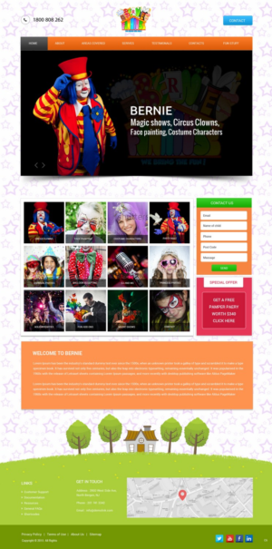 Web Design by pb for Muse Website Design | Design: #7938667