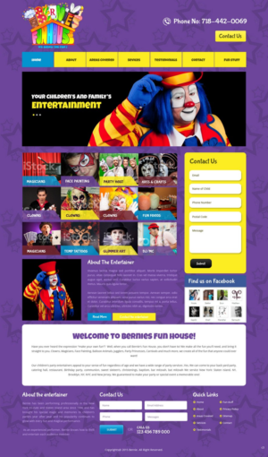 Web Design by pb for Muse Website Design | Design: #8152316