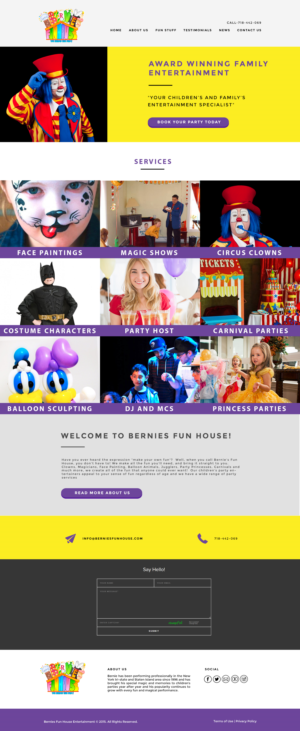 Web Design by apzaravind3 for Muse Website Design | Design: #7937981