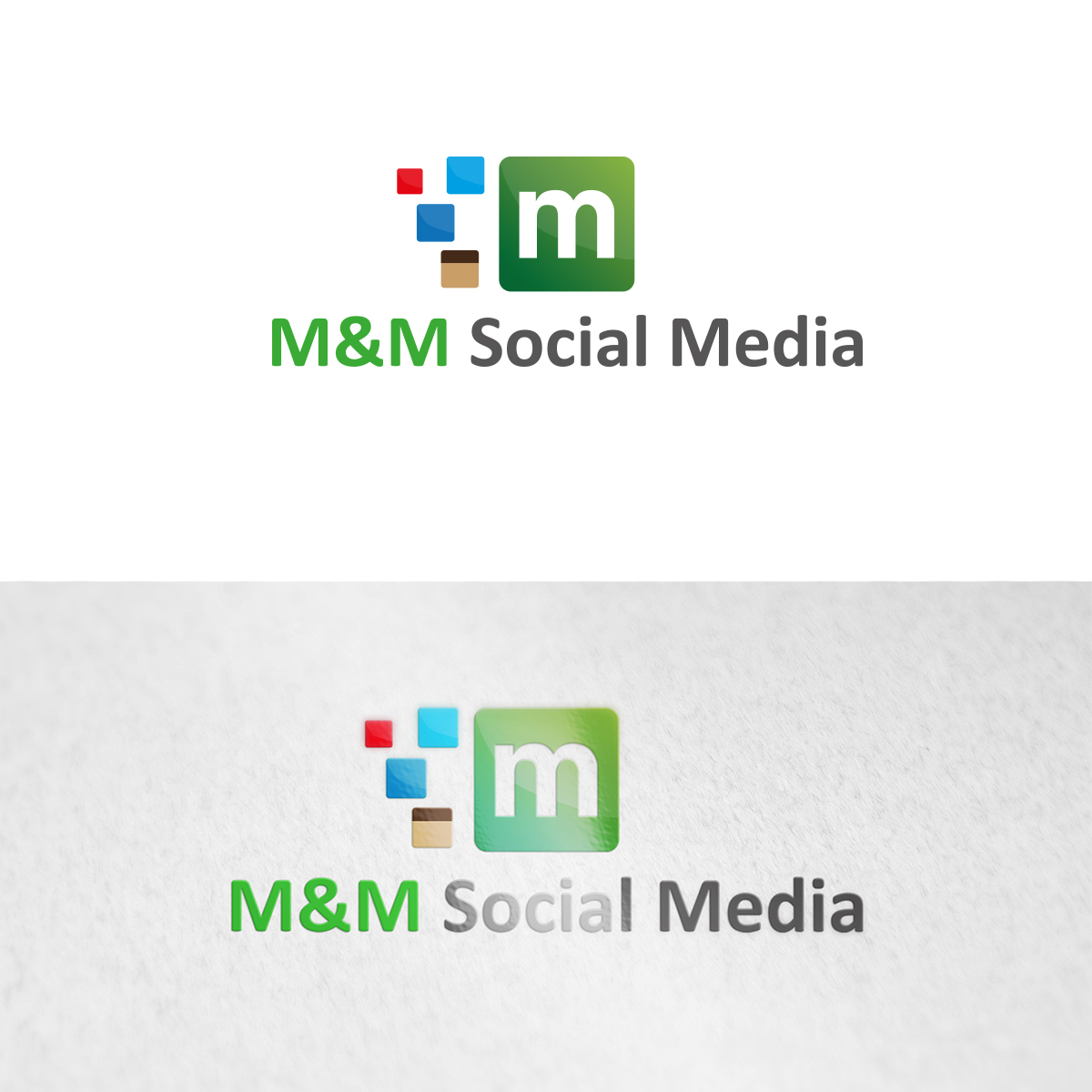 Diseño de Logo por poetaa92 para M&M Social Media  | Diseño #7890624