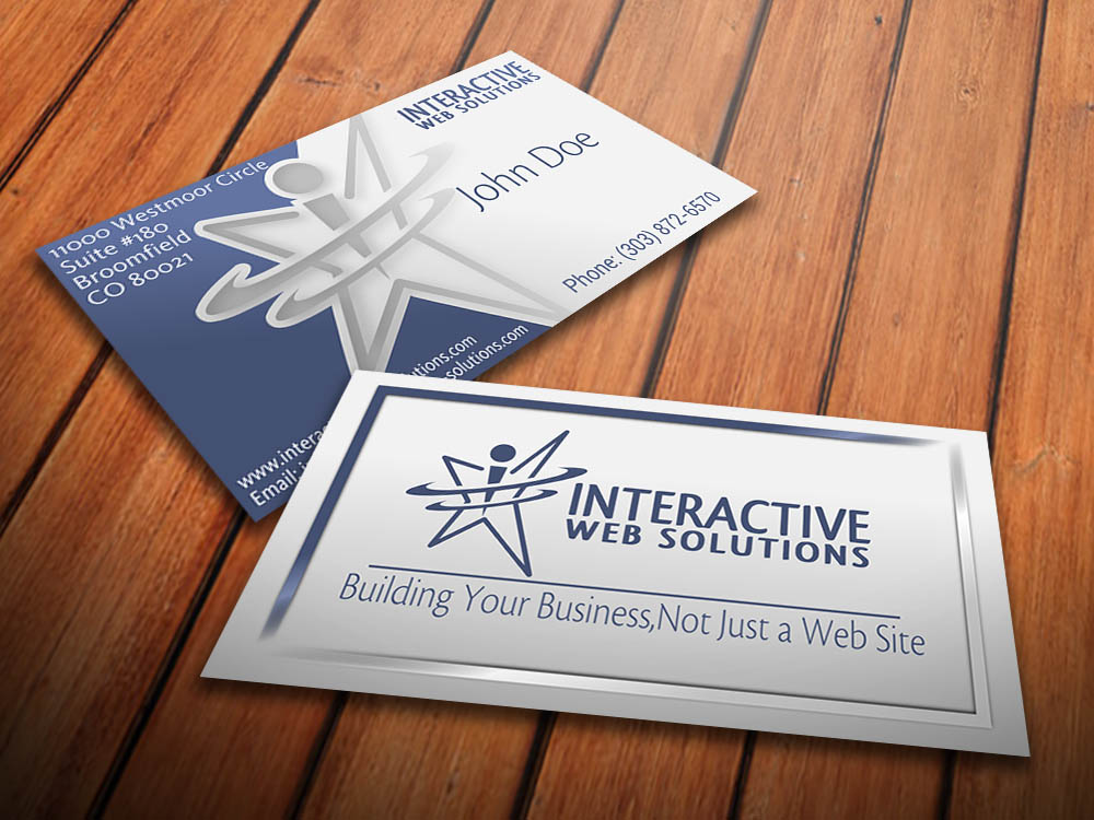 Design de Carte de Visite par Giovanni pour Interactive Web Solutions | Design : #1942280