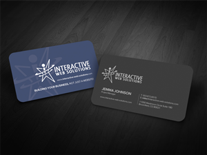 Design de Carte de Visite par diRtY.EMM pour Interactive Web Solutions | Design : #1942517