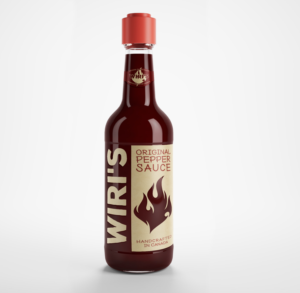 An attractive/creative label design for Wiri's Original Pepper Sauce | Diseño de Etiqueta por at-as