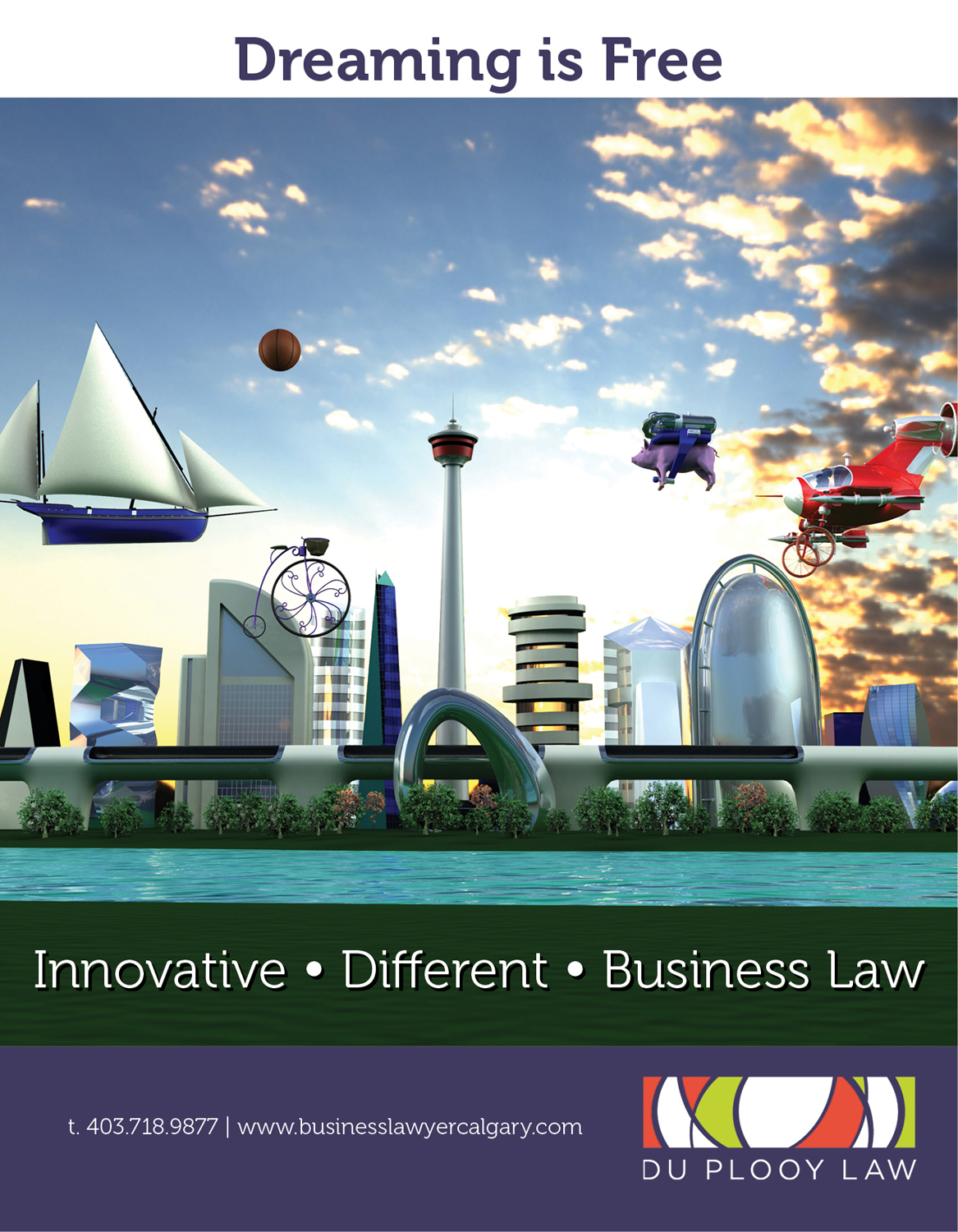 Design Publicitaire par Kings Bishop Design pour Du Plooy Law | Design #7959440