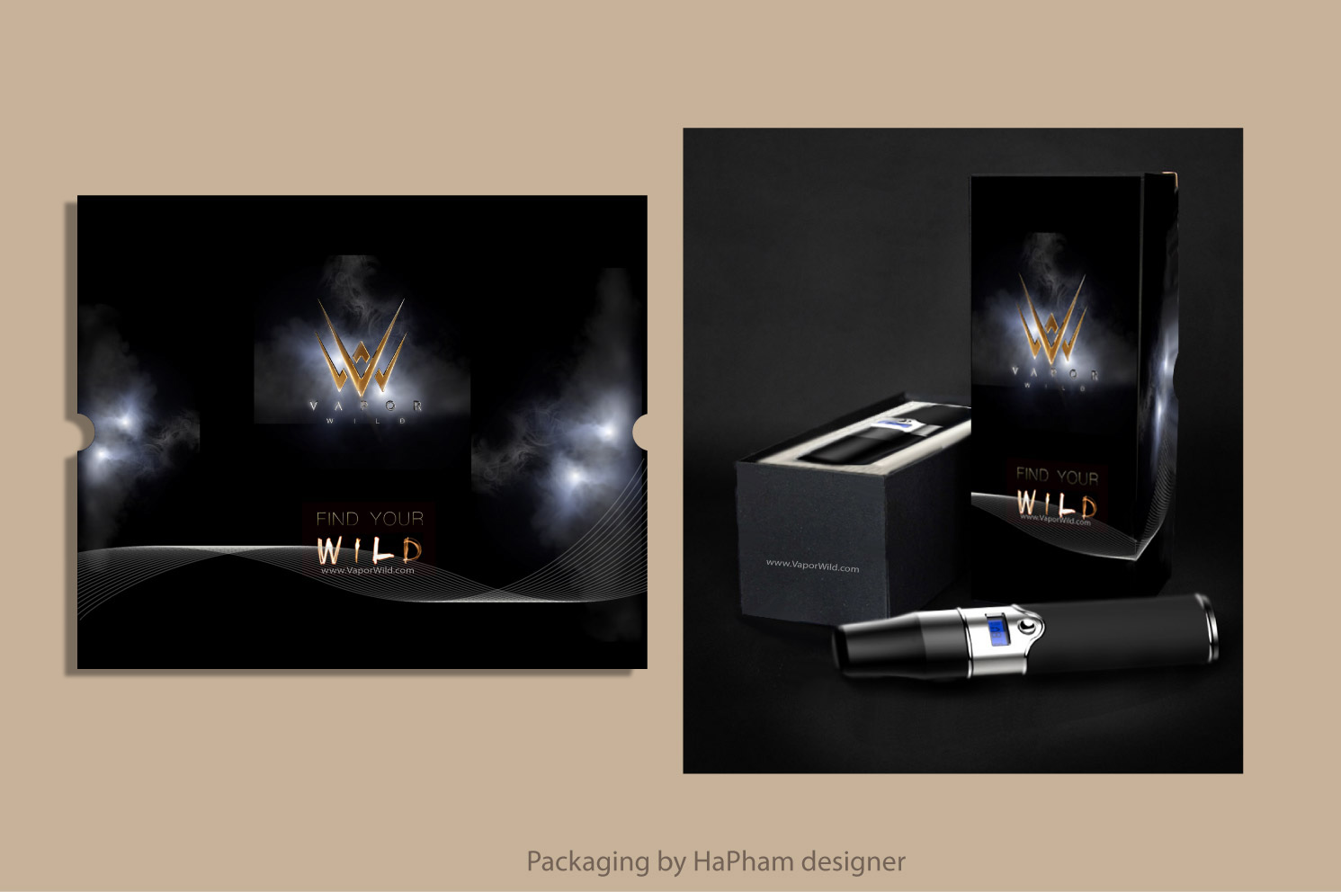 Verpackungs-Design von Hana für Vapor Wild | Design #1974194