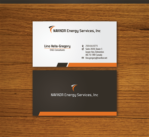 Business Card Design by ® Design for Navikor Energy Services | Design #1948024