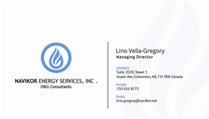 Business Card Design by sliStudios for Navikor Energy Services | Design: #1961959