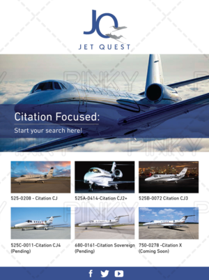 Multiple Airplane Listing Design for email blast