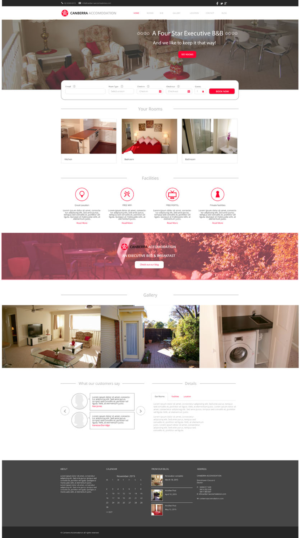Web Design by Designer Mate for Canberra Short Term & Holiday Accommodation | Design: #7926131