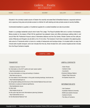 Web Design by dzwtt for Canberra Short Term & Holiday Accommodation | Design: #7977077