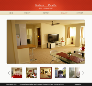 Web Design by dzwtt for Canberra Short Term & Holiday Accommodation | Design: #7977081