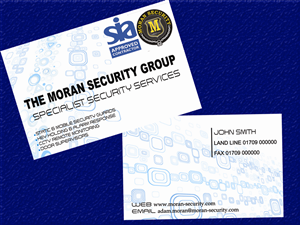 Design de Carte de Visite par green pixel pour Moran Security Ltd | Design #396525