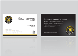 Design de Carte de Visite par DesignsTRIBE pour Moran Security Ltd | Design #393983