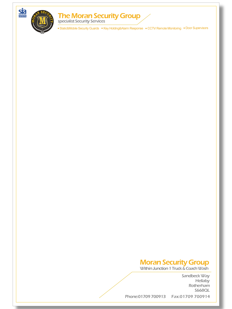 Design de Carte de Visite par Gen pour Moran Security Ltd | Design #403975