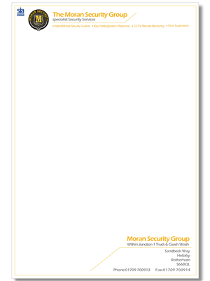 Design de Carte de Visite par Gen pour Moran Security Ltd | Design : #403975