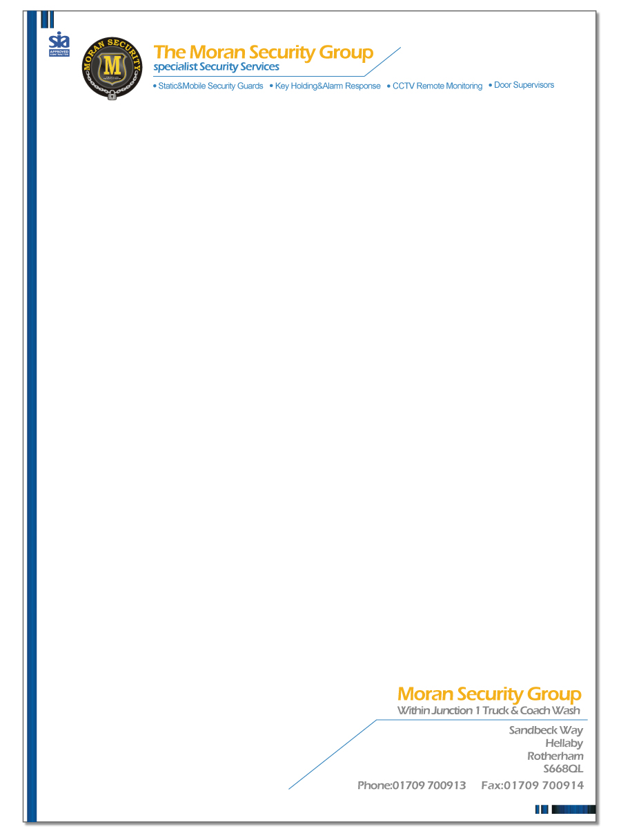 Visitenkarten-Design von Gen für Moran Security Ltd | Design #404024