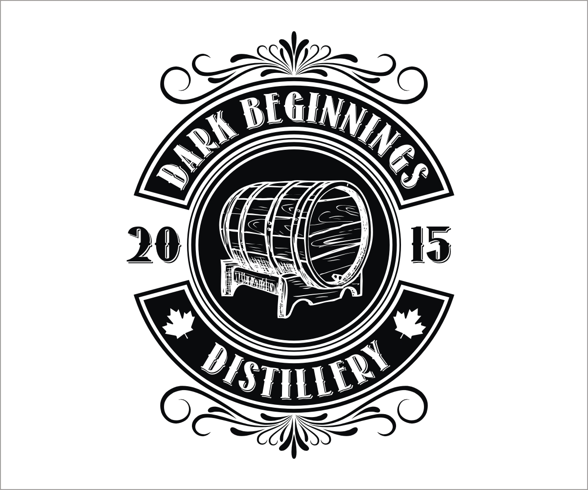 Logo Design by Rox Art Design for Dark Beginnings Distillery | Design #9372916