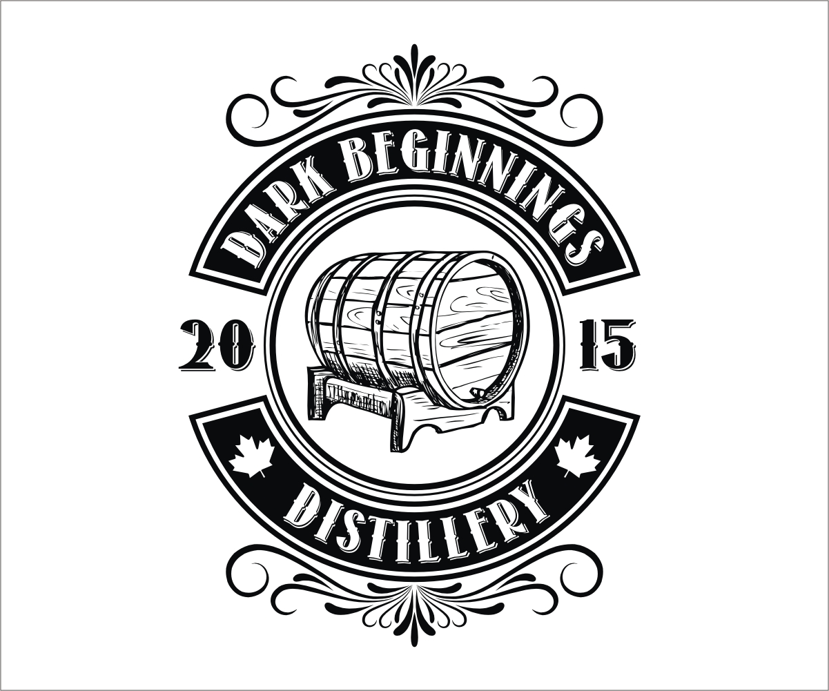 Logo Design by Rox Art Design for Dark Beginnings Distillery | Design #9372917