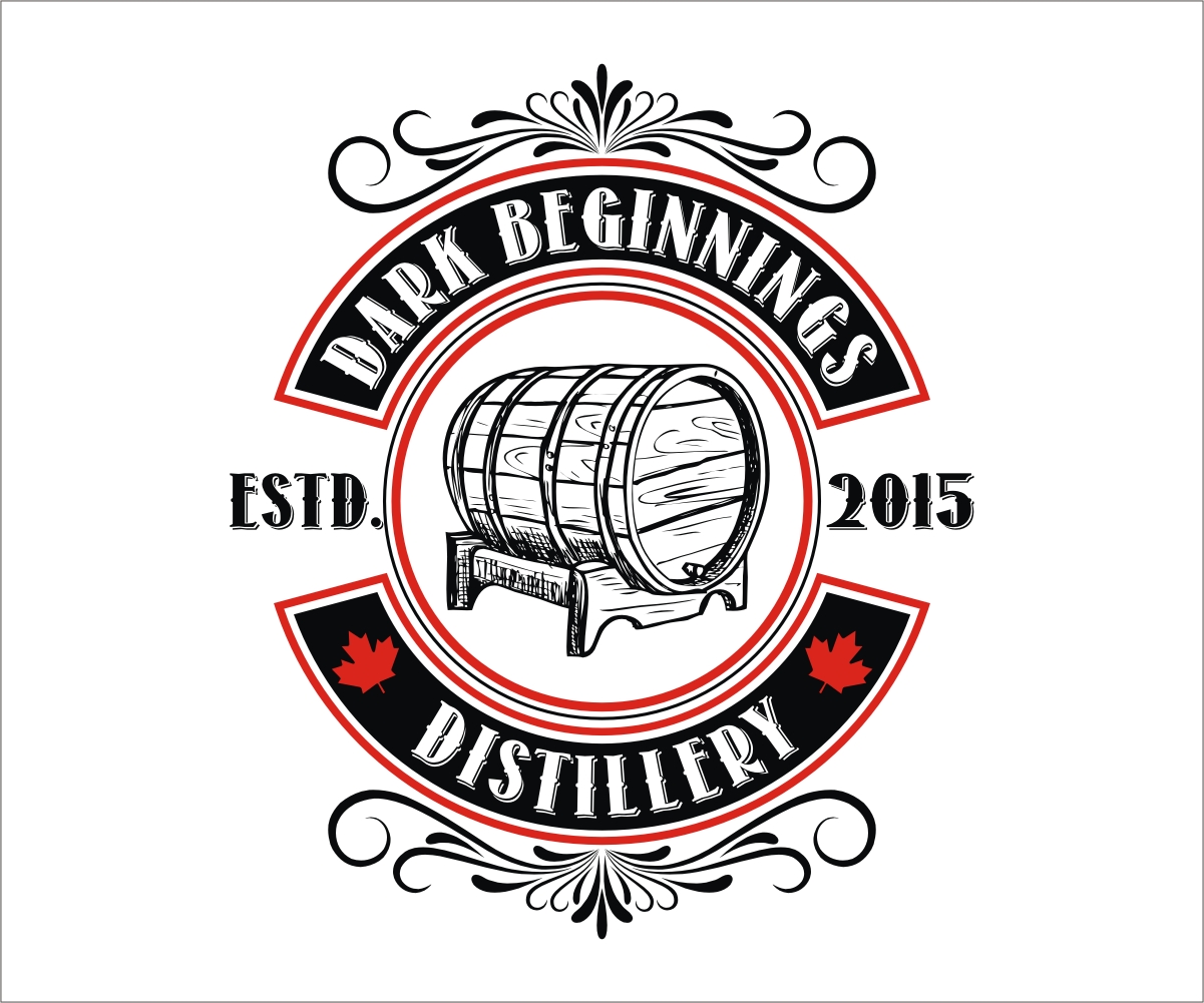 Logo Design by Rox Art Design for Dark Beginnings Distillery | Design #9374274