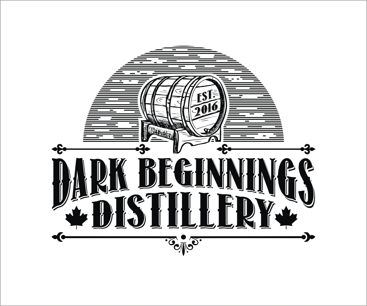 Logo Design by Rox Art Design for Dark Beginnings Distillery | Design #9374360