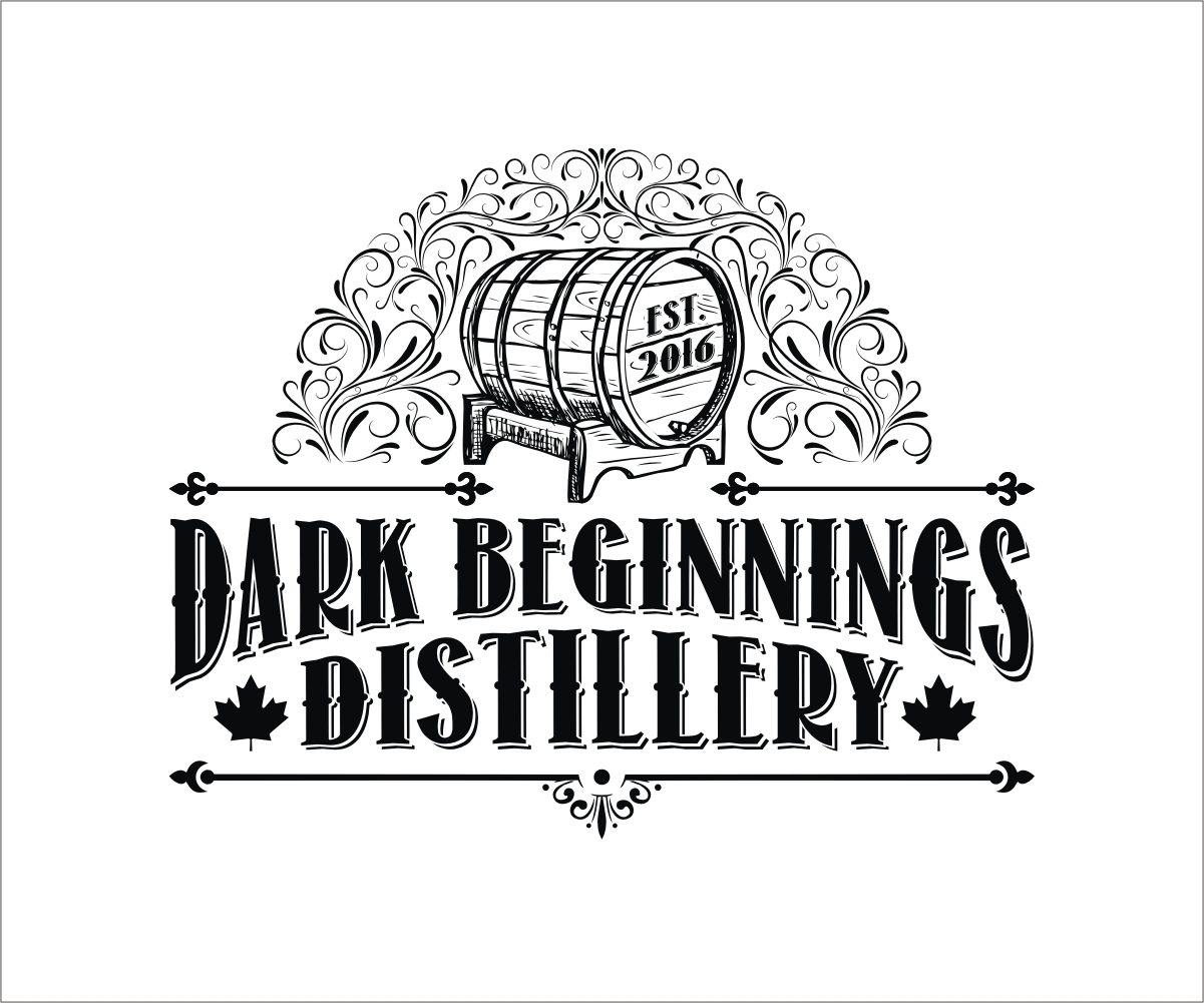 Logo Design by Rox Art Design for Dark Beginnings Distillery | Design #9374721