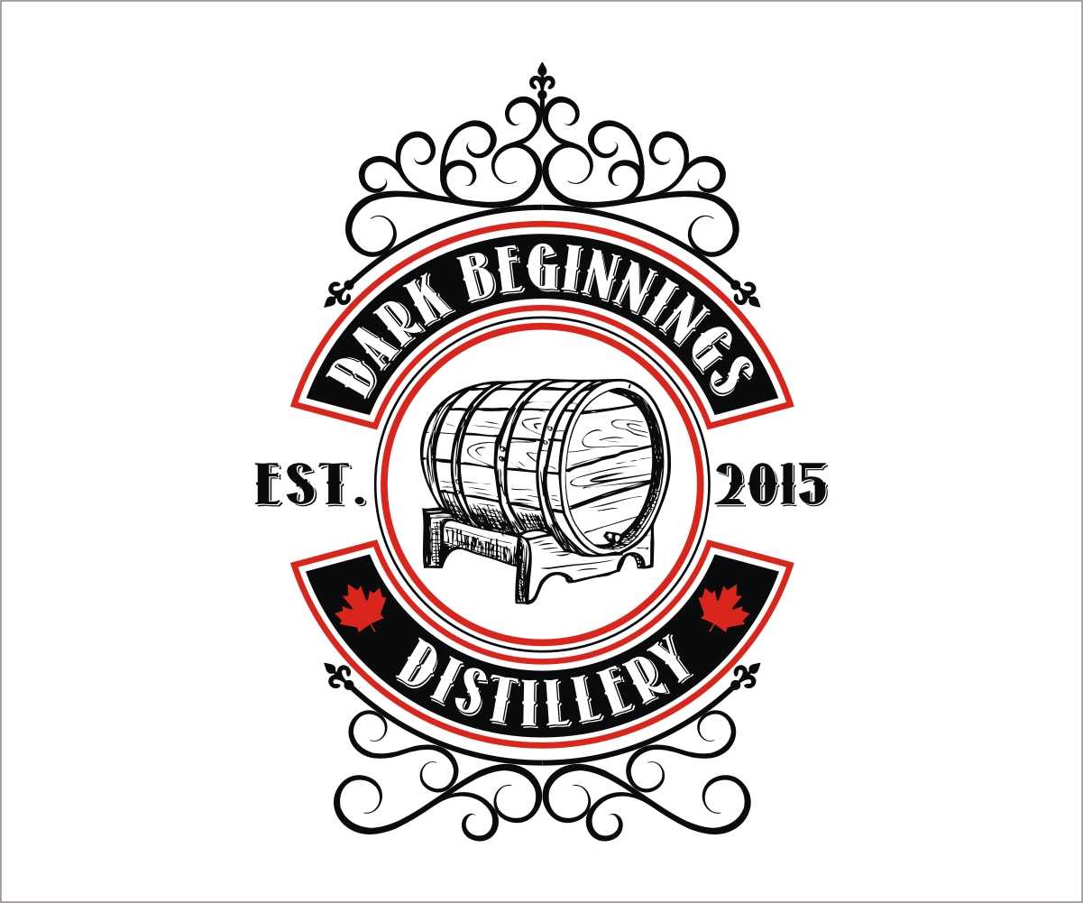 Logo Design by Rox Art Design for Dark Beginnings Distillery | Design #9384161