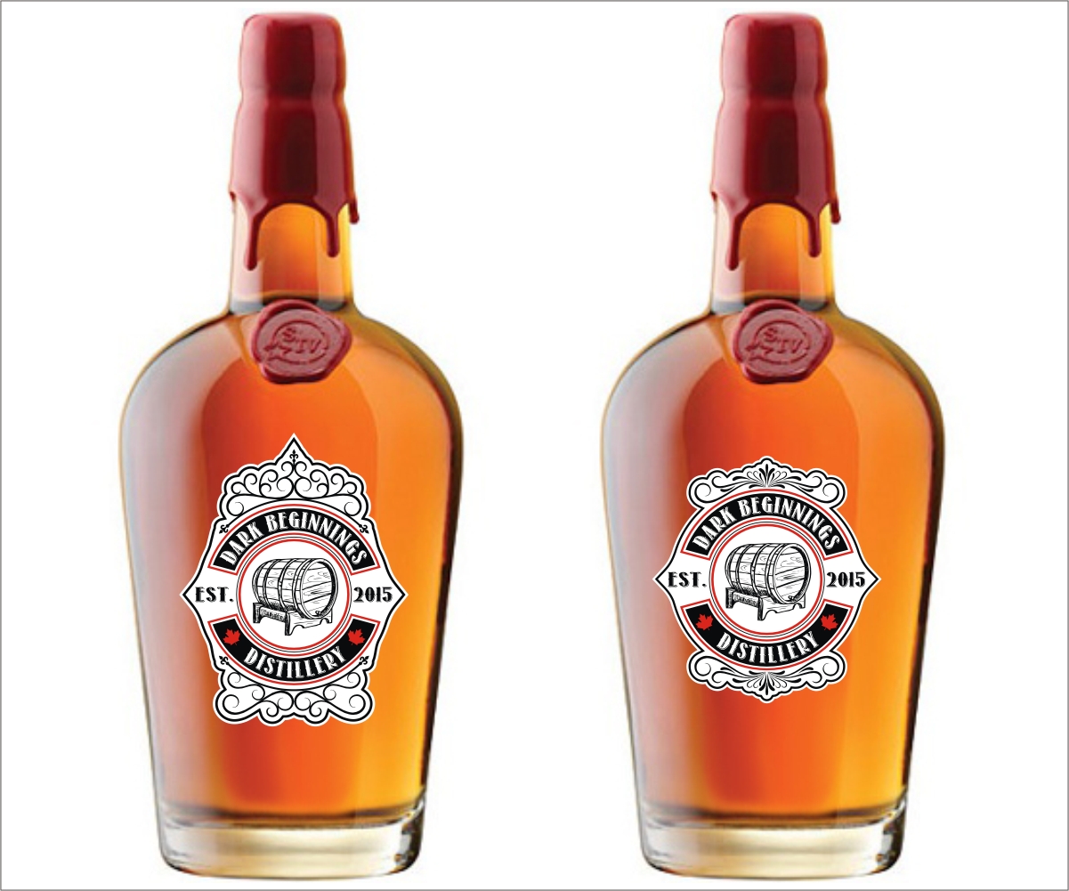 Diseño de Logo por Rox Art Design para Dark Beginnings Distillery | Diseño #9384324