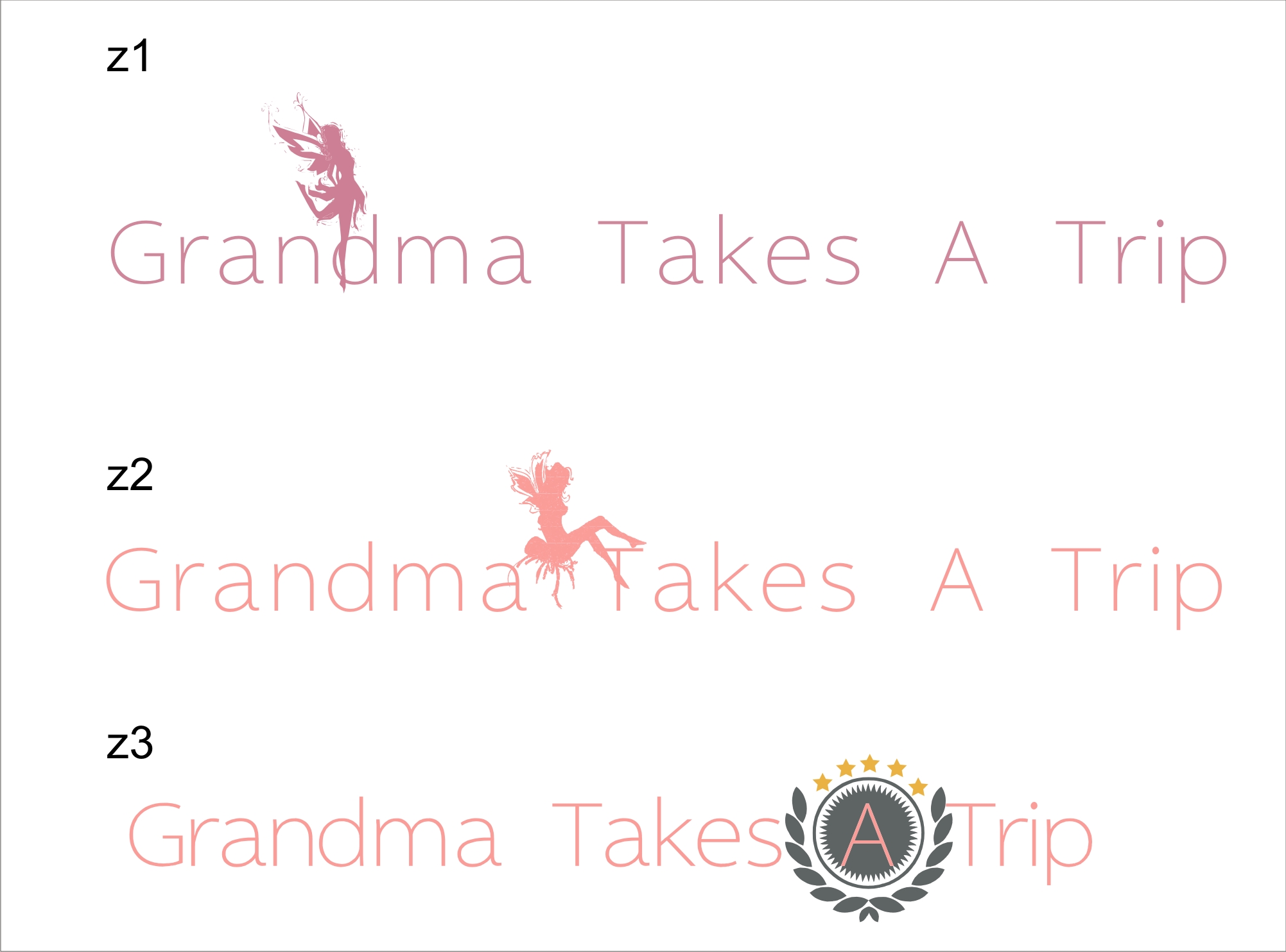 Logo Design by ::::: Impacto Inovacao e Servicos for Grandma Takes A Trip | Design #13279
