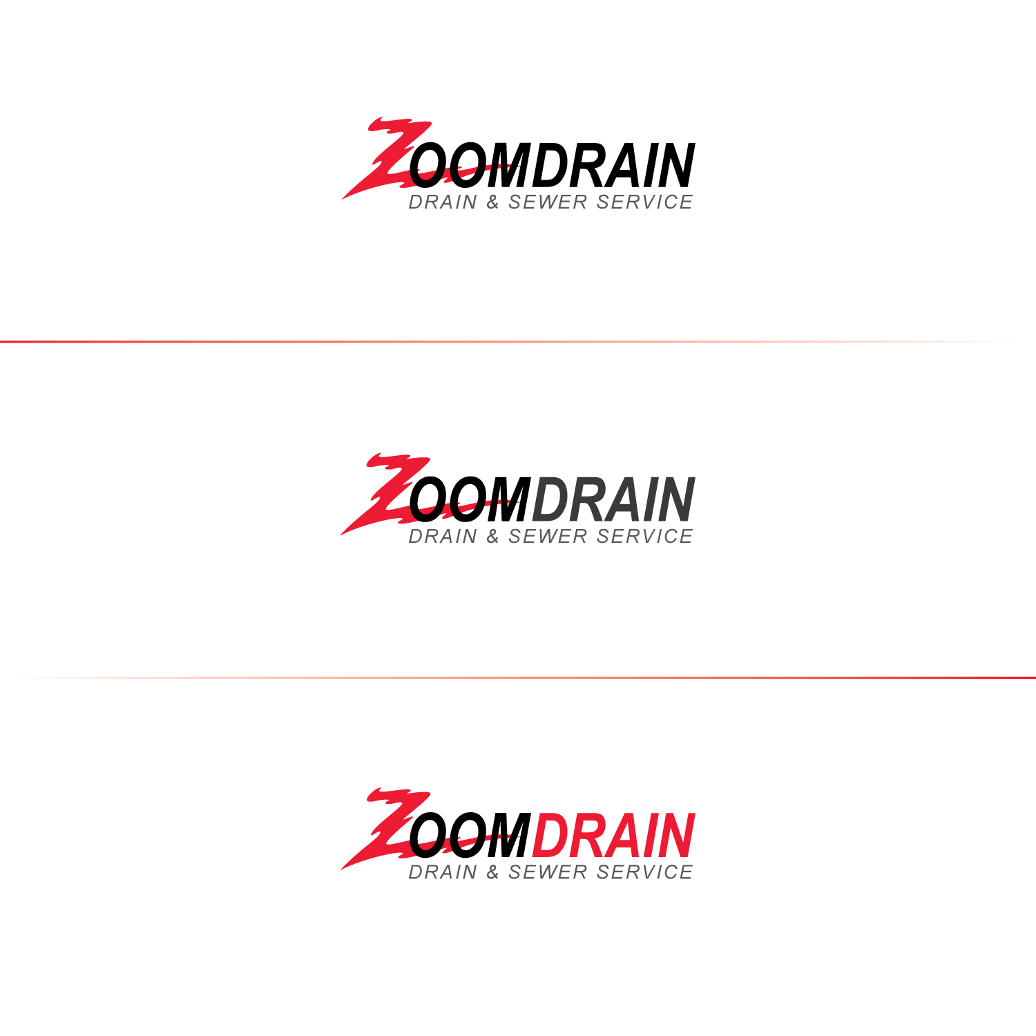 Logo Design by wall-jamboree for Zoom Drain & Sewer Service | Design #7934623