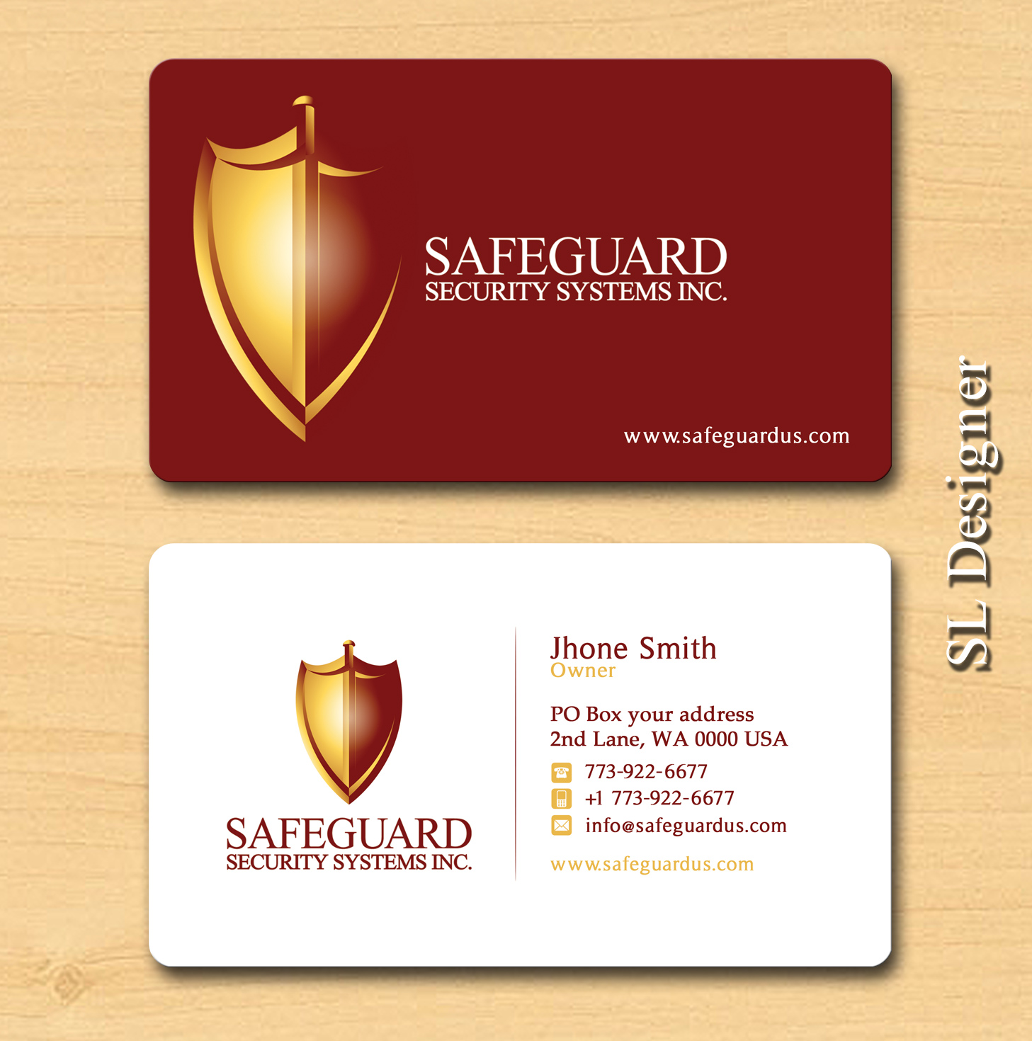 Business Card Design by SL Designer for this project | Design #7909750
