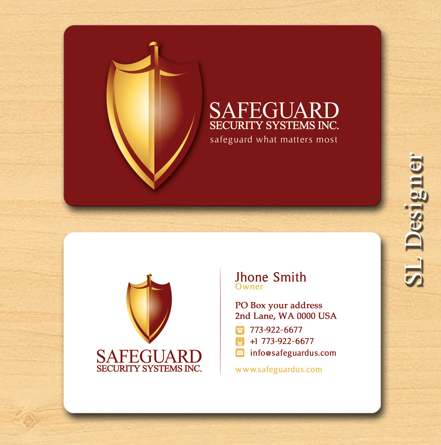 Business Card Design by SL Designer for this project | Design #7910268
