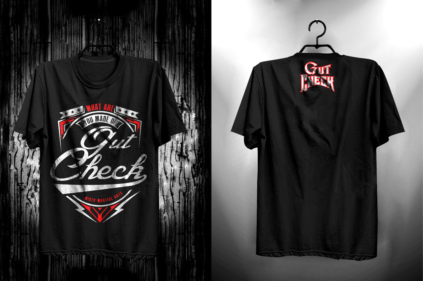 T-shirt Design by O_O NIZAL O_O for Gut Check | Design #8166500