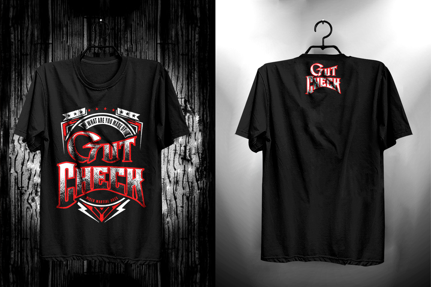 T-shirt Design by O_O NIZAL O_O for Gut Check | Design #8449161