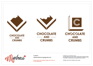 Logo Design by MadnessPlusGroup for Chocolate and Crumbs  | Design: #8001000