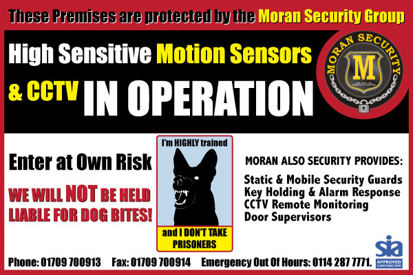 Poster Design by Kings Bishop Design for Moran Security Ltd | Design #394868