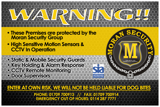 Poster Design by diRtY.EMM for Moran Security Ltd | Design #403169