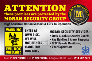 Poster Design by Atvento Graphics for Moran Security Ltd | Design: #402862