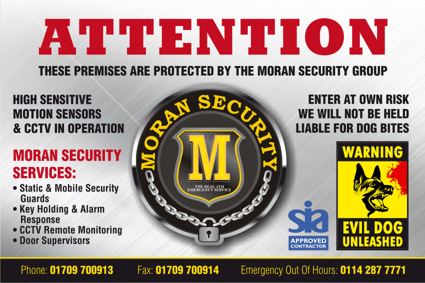 Poster Design by Atvento Graphics for Moran Security Ltd | Design #402895