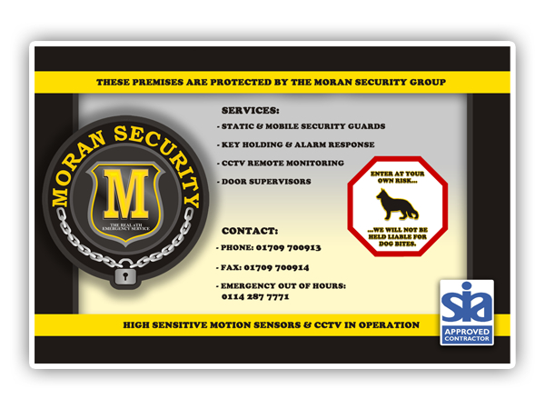 Poster Design by Eddie Graham, Jr. for Moran Security Ltd | Design #399466