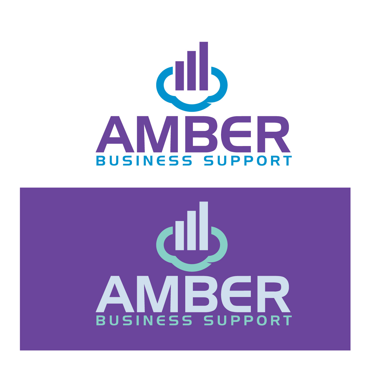 Logo Design by C1 Media for Amber Business Support | Design #7904718
